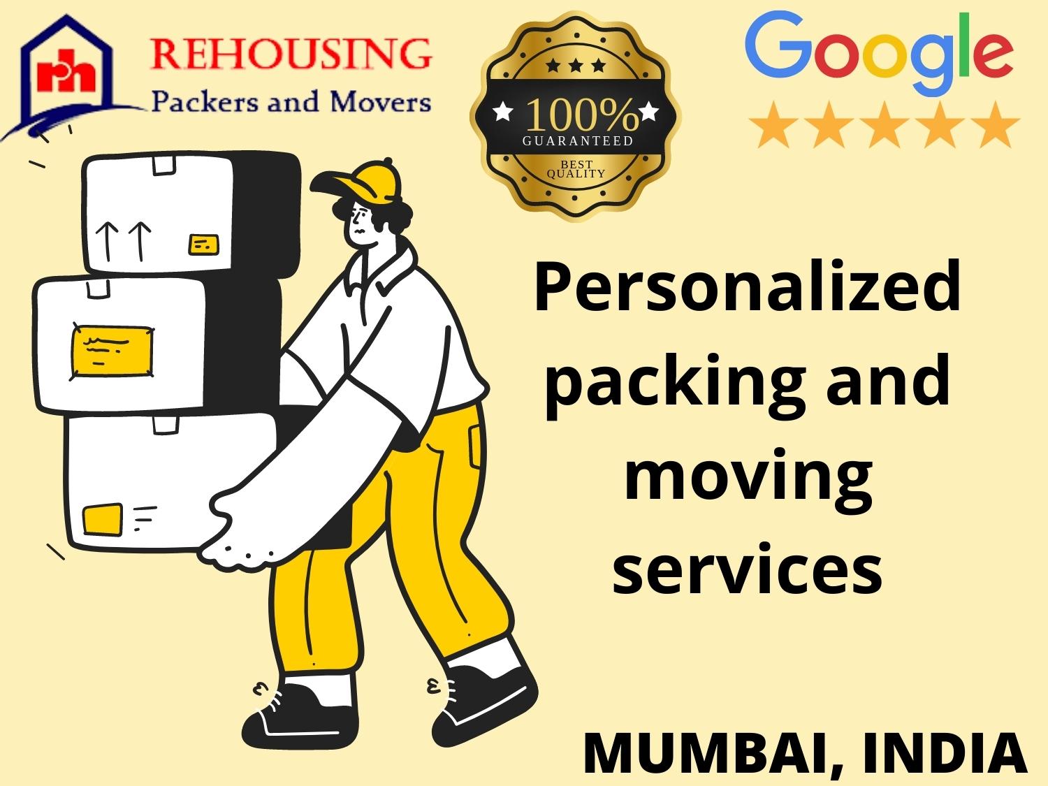 Home shifting services in Mumbai provided by Rehousing packers and movers are of the highest quality at the best price