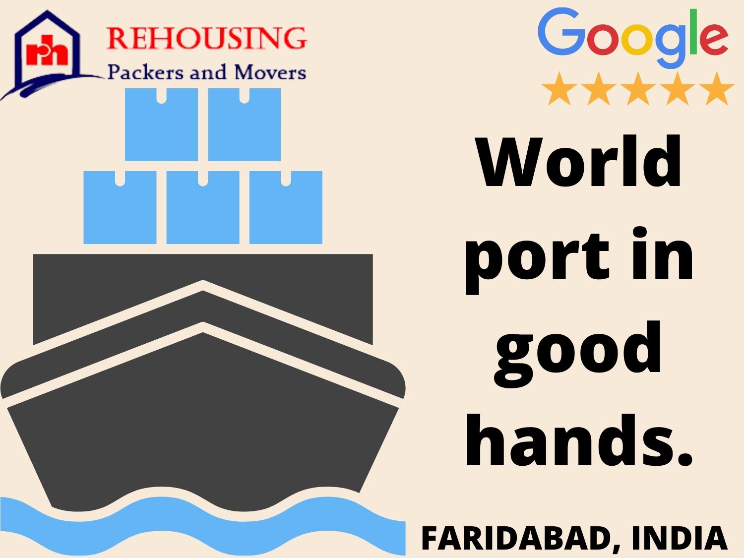 international shipping services in Faridabad