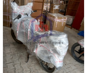 Rehousing packers and mover's bike transportation services image in Bangalore office