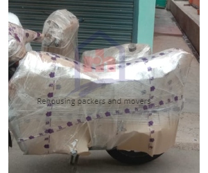 Rehousing packers and mover's bike transportation services image in Siliguri office