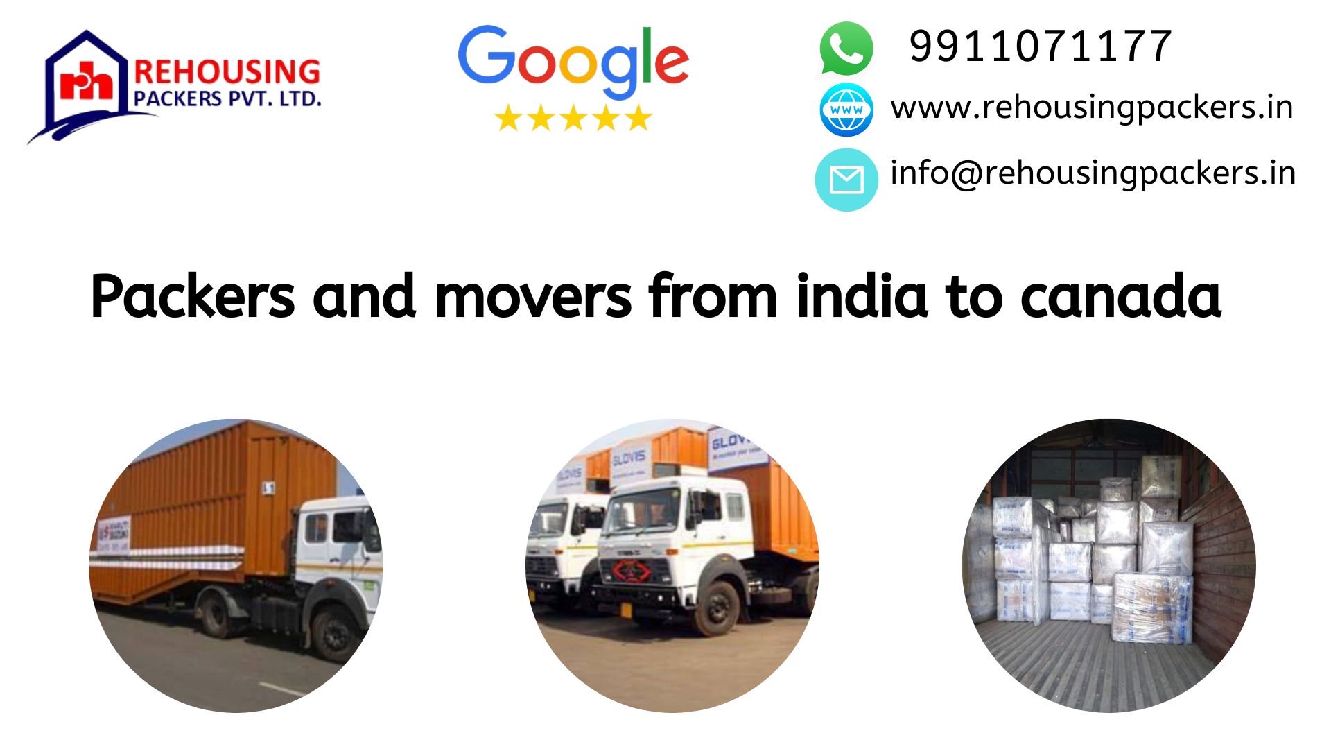 Benefits of hiring Packers and movers from India to Canada
