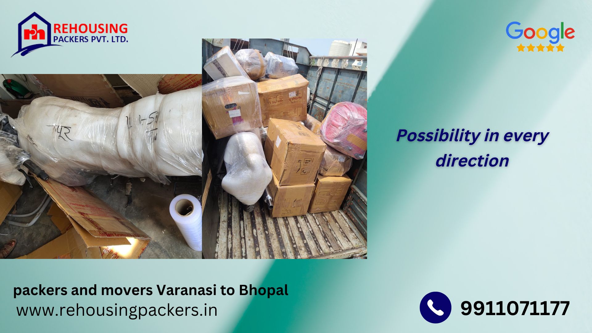 Packers and Movers from Varanasi to Bhopal
