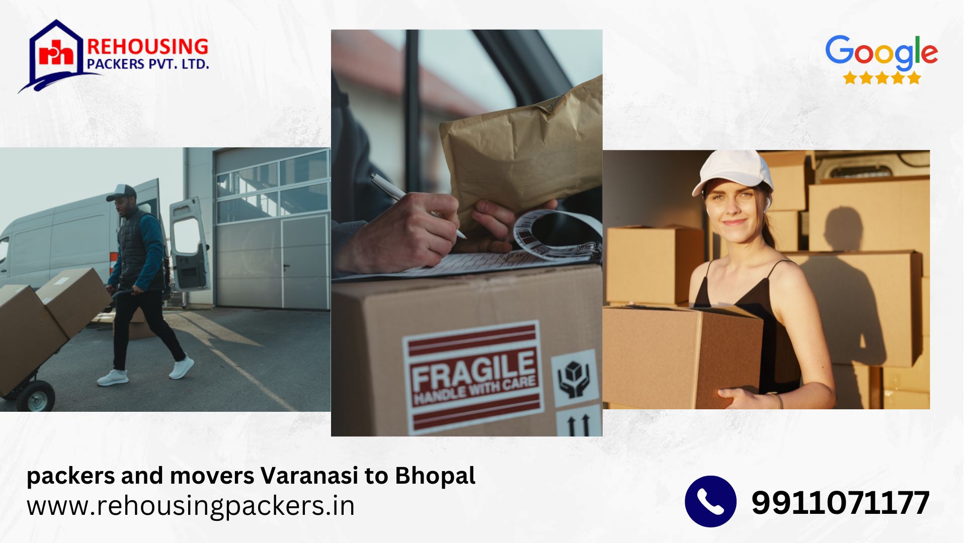 our courier services from Varanasi to Bhopal