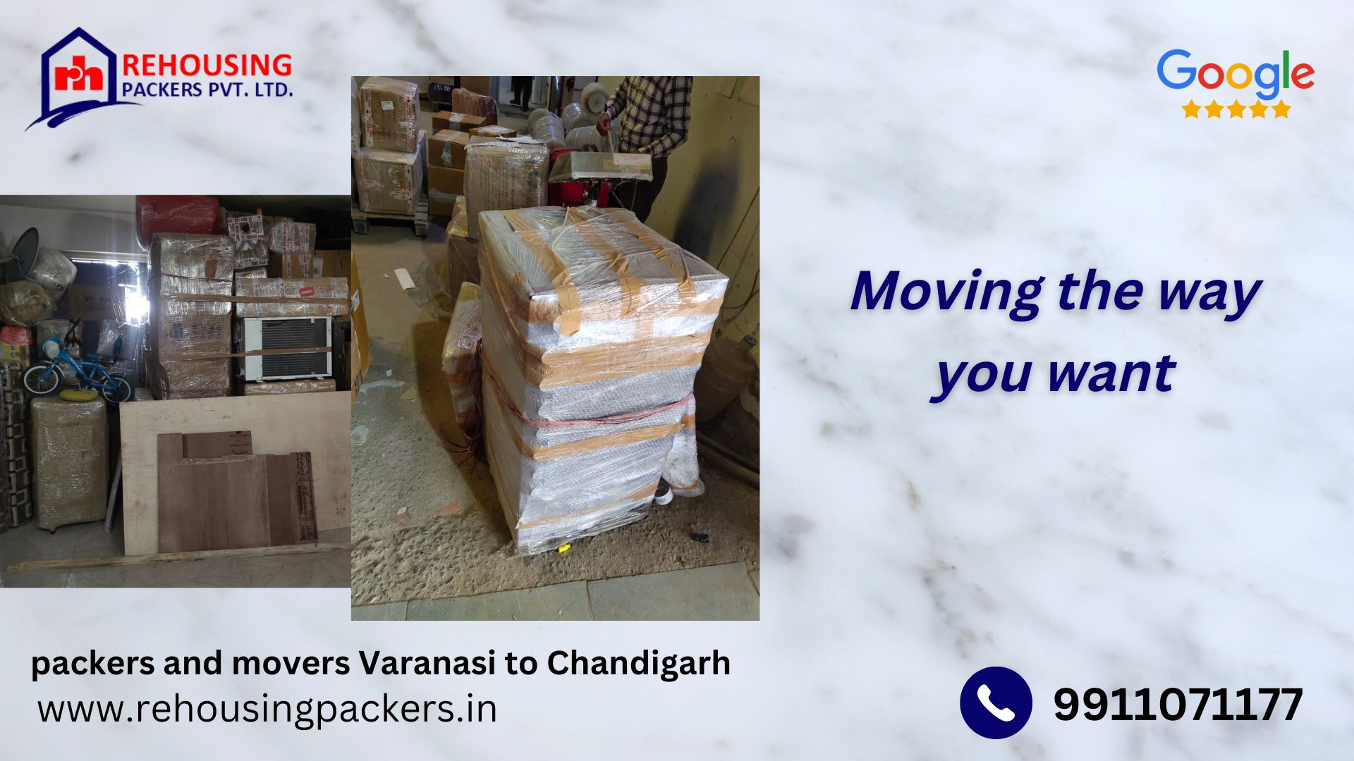 Packers and Movers from Varanasi to Chandigarh