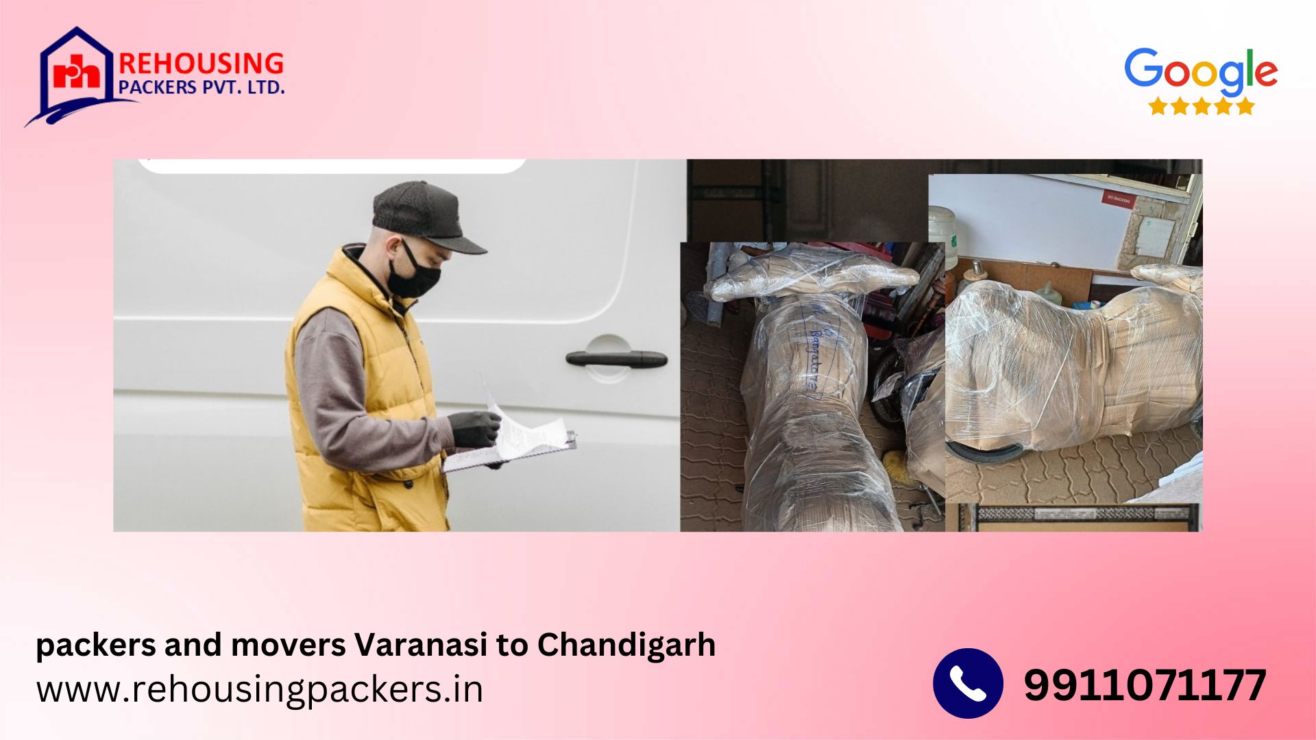 our courier services from Varanasi to Chandigarh