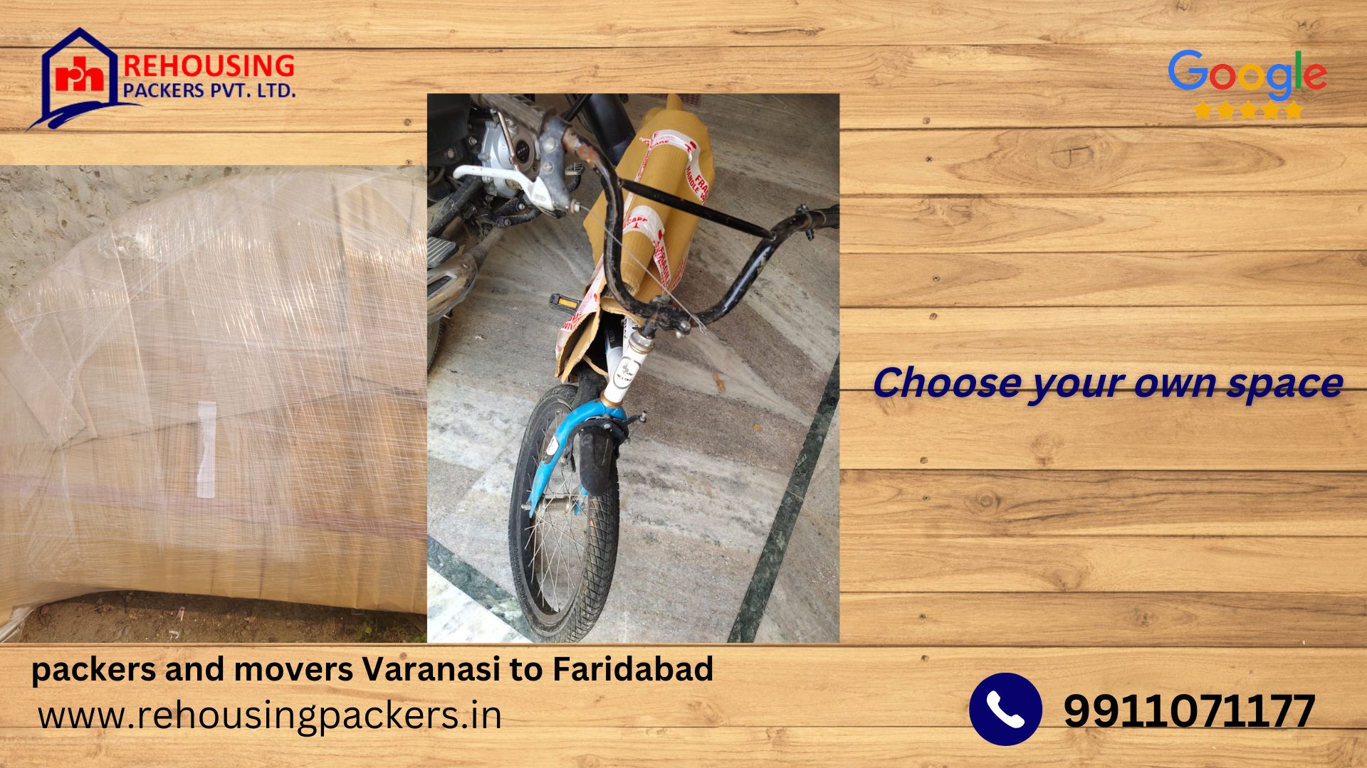 Packers and Movers from Varanasi to Faridabad
