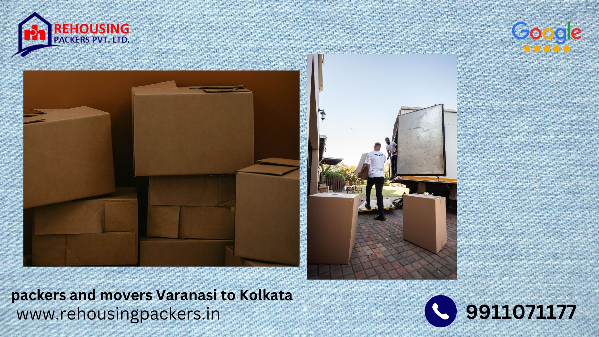 our courier services from Varanasi to Kolkata