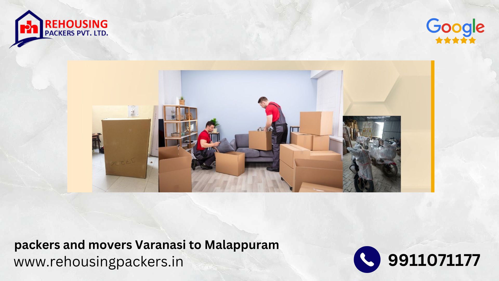 our courier services from Varanasi to Malappuram