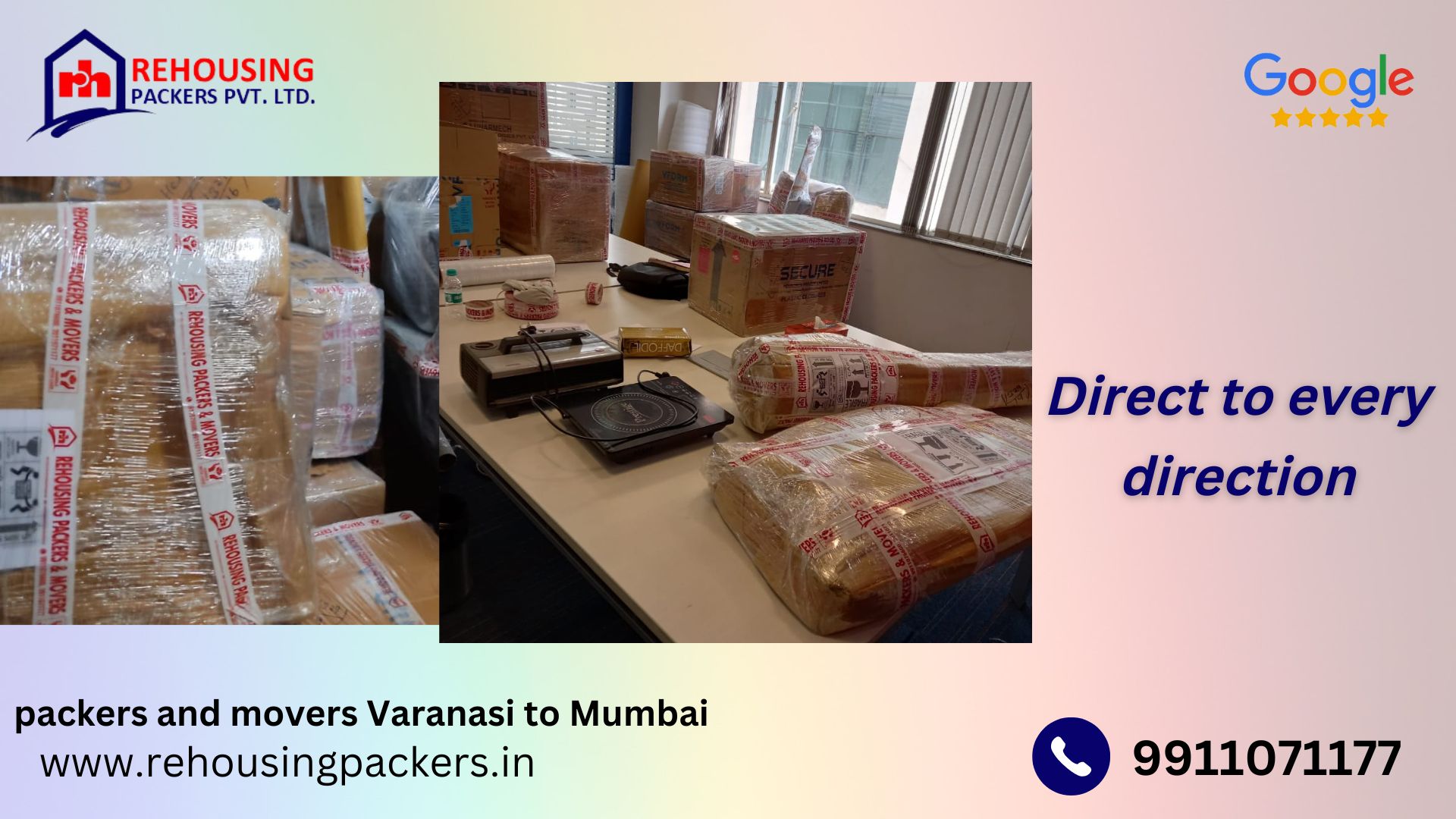 Packers and Movers from Varanasi to Mumbai