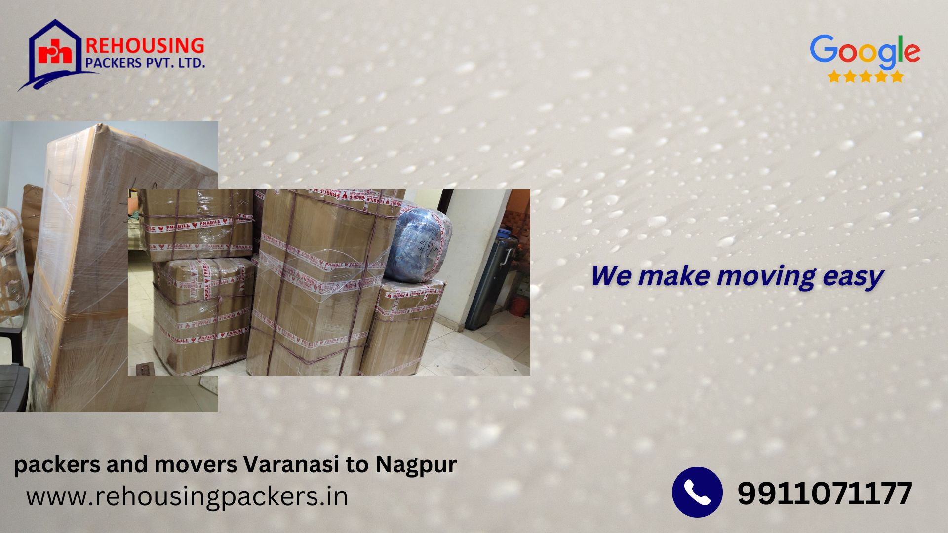 Packers and Movers from Varanasi to Nagpur