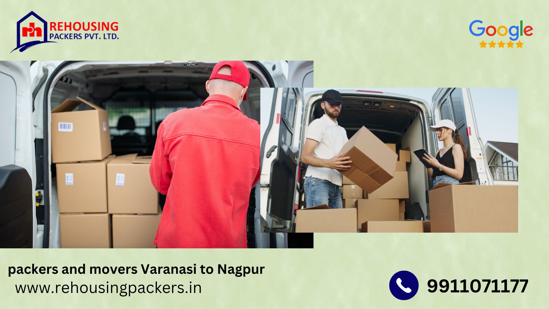 our courier services from Varanasi to Nagpur