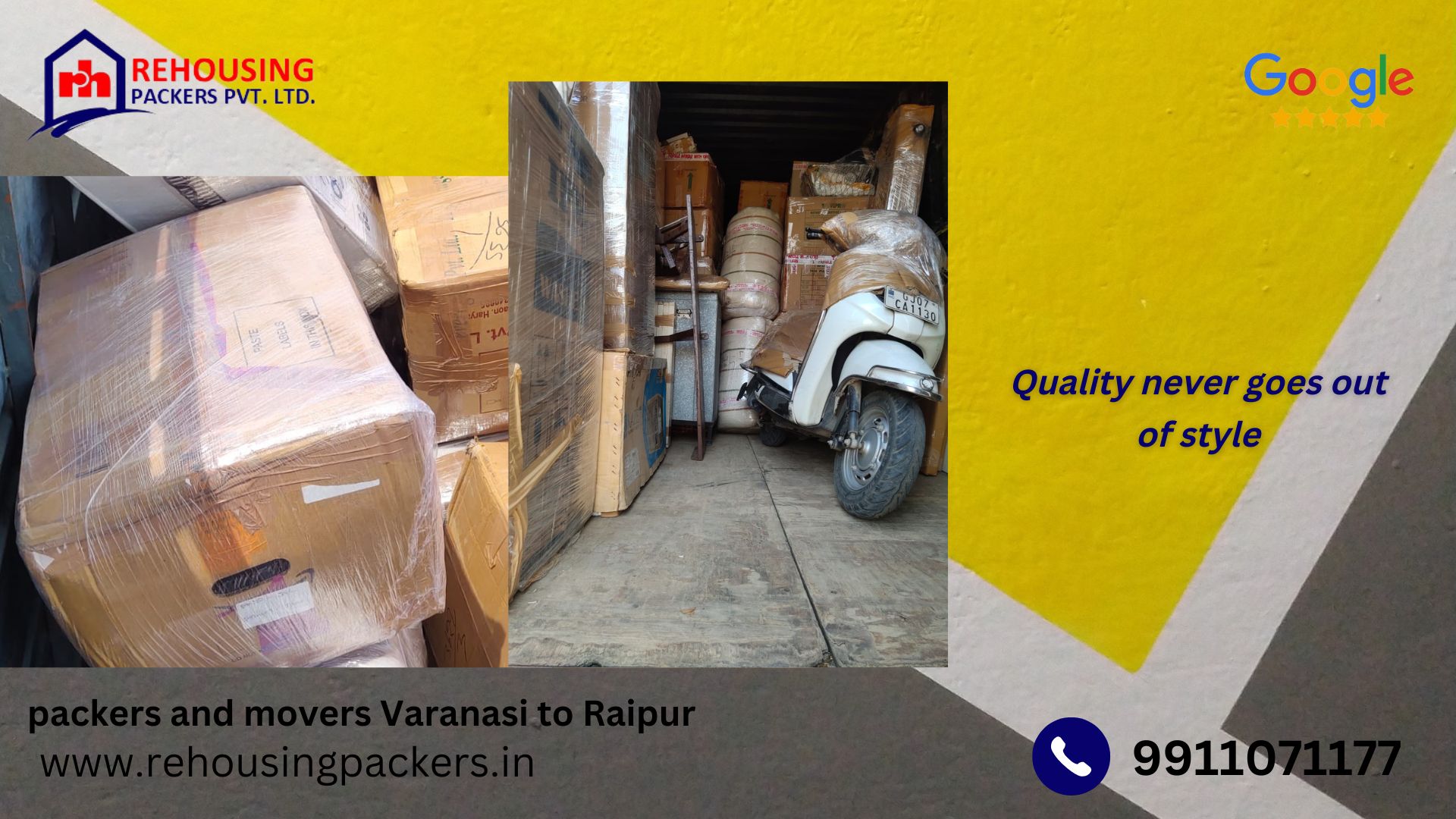 Packers and Movers from Varanasi to Raipur