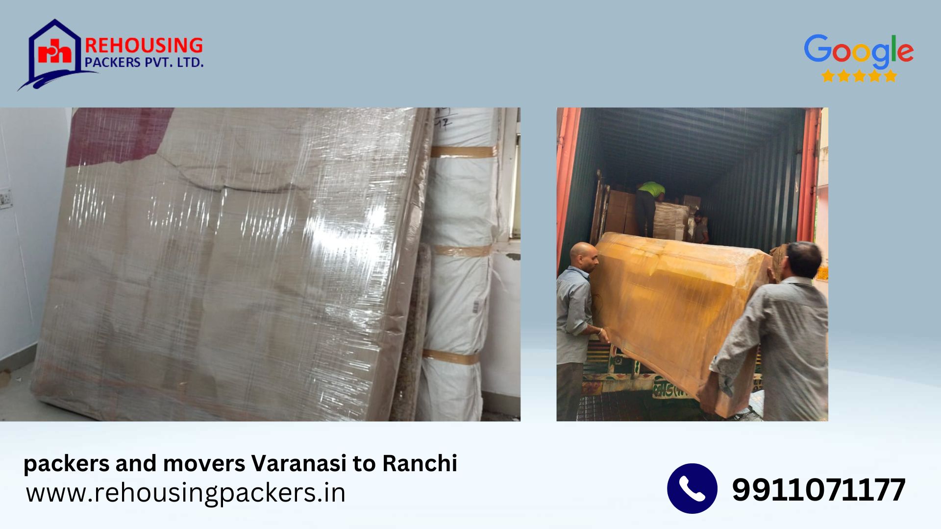 truck transport service from Varanasi to Ranchi