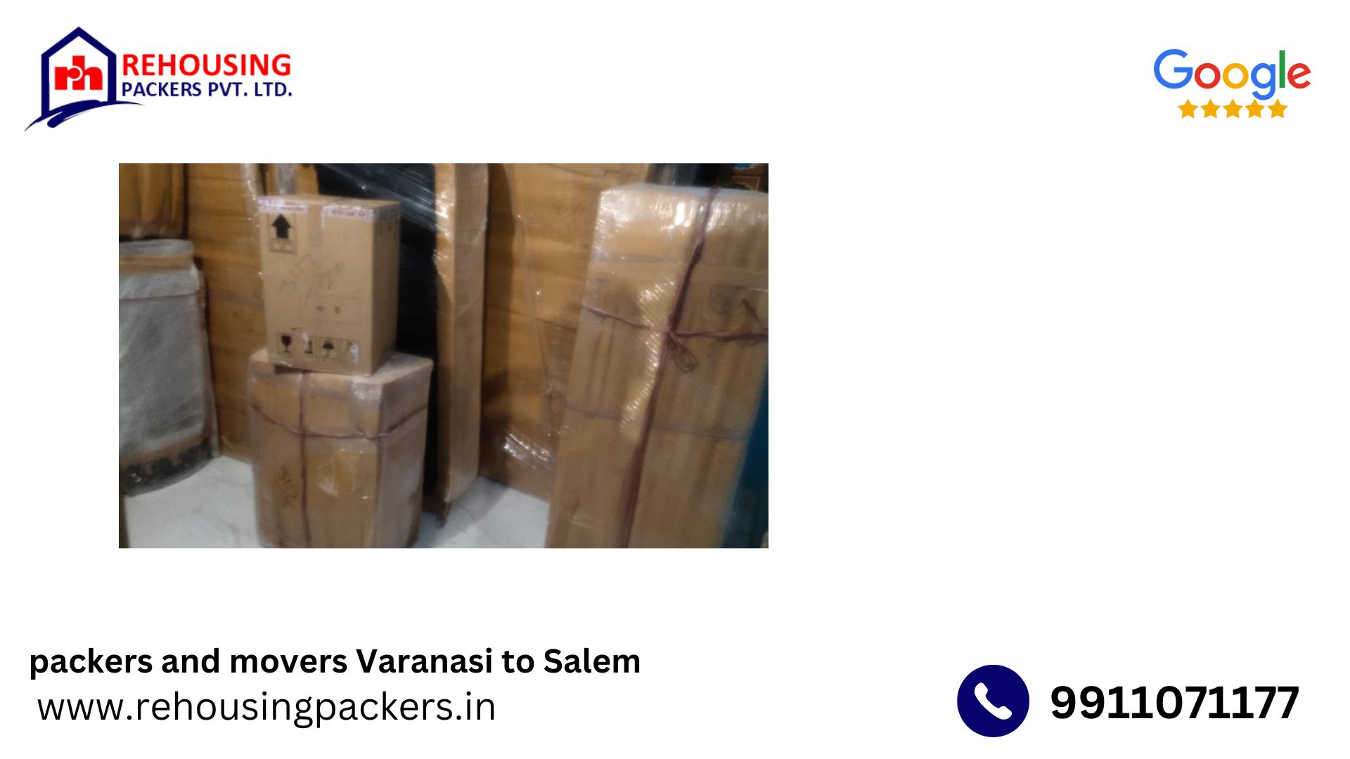 Packers and Movers from Varanasi to Salem