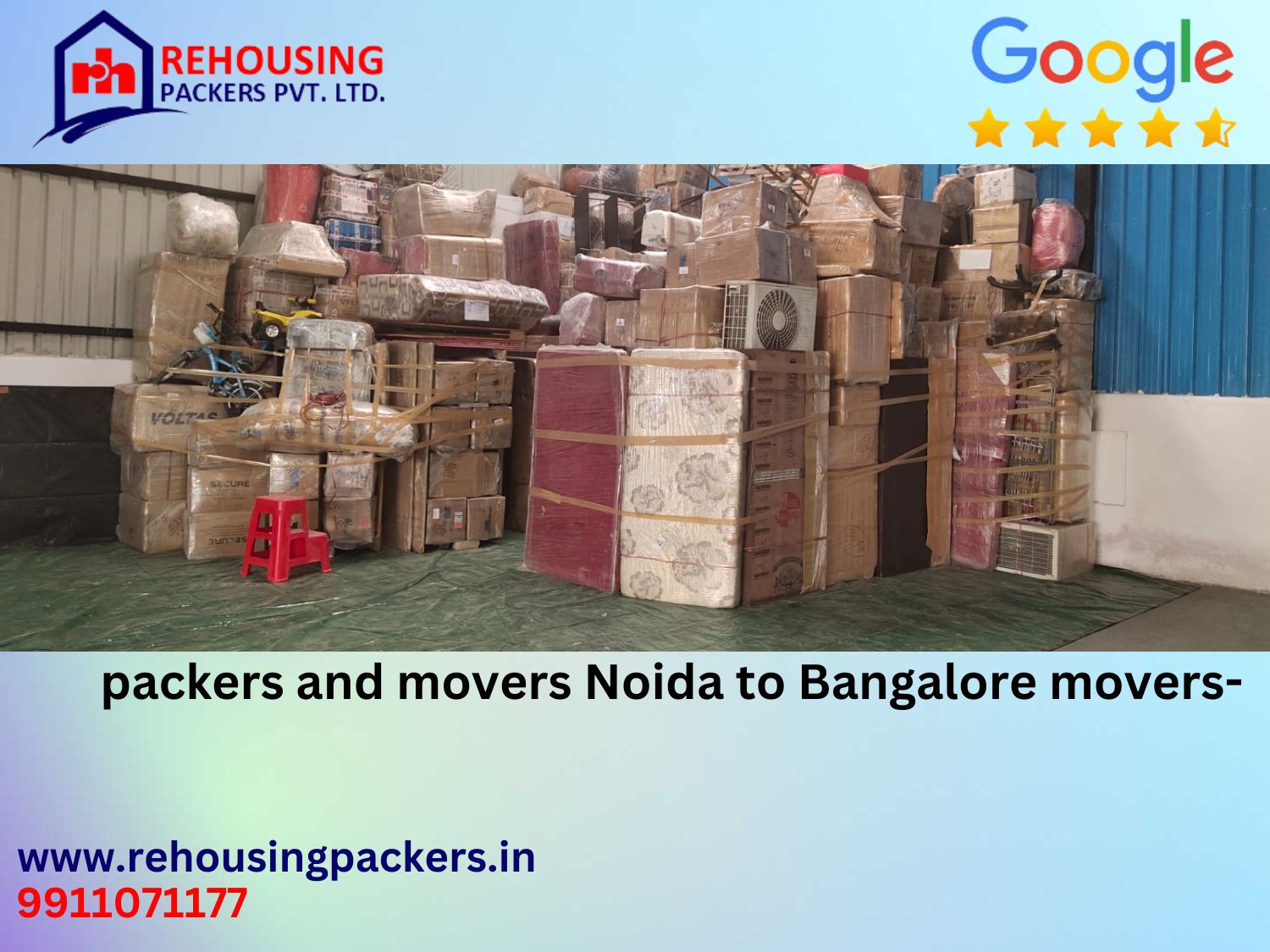 Packers and Movers from Noida to Bangalore