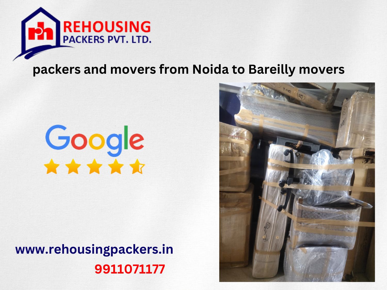 Packers and Movers from Noida to Bareilly