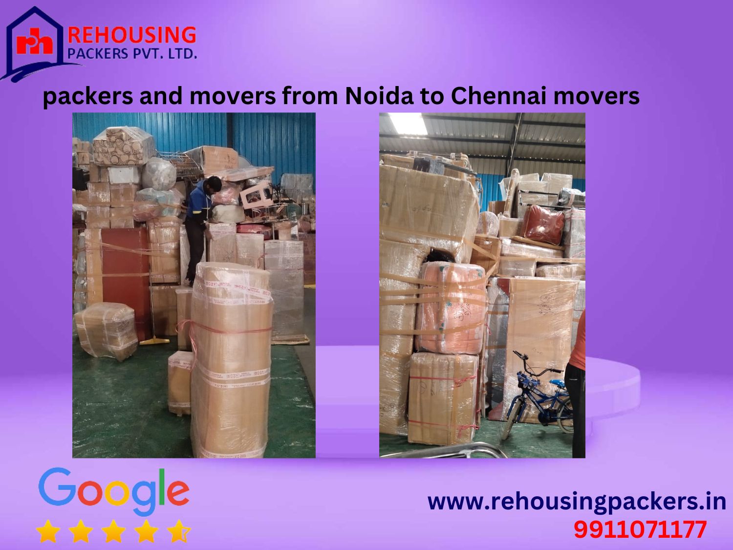 Packers and Movers from Noida to Chennai