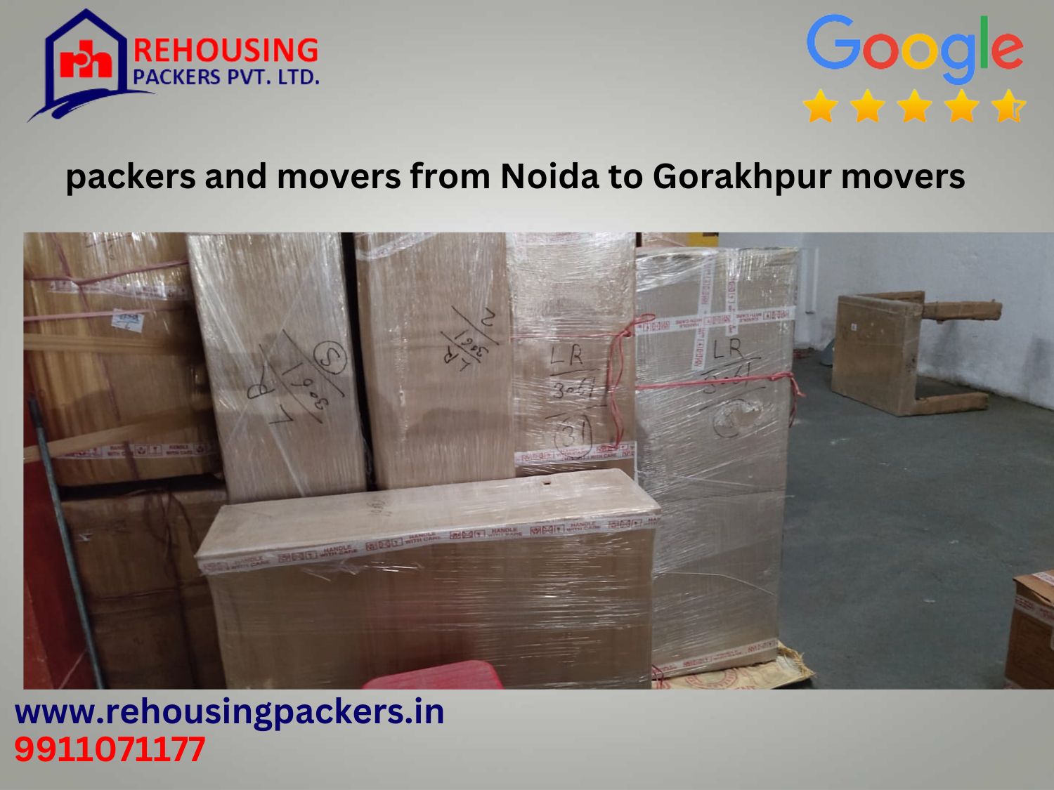 Packers and Movers from Noida to Gorakhpur