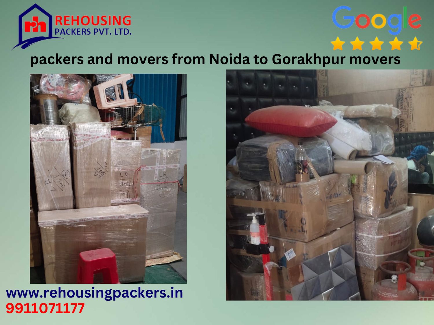 our courier services from Noida to Gorakhpur