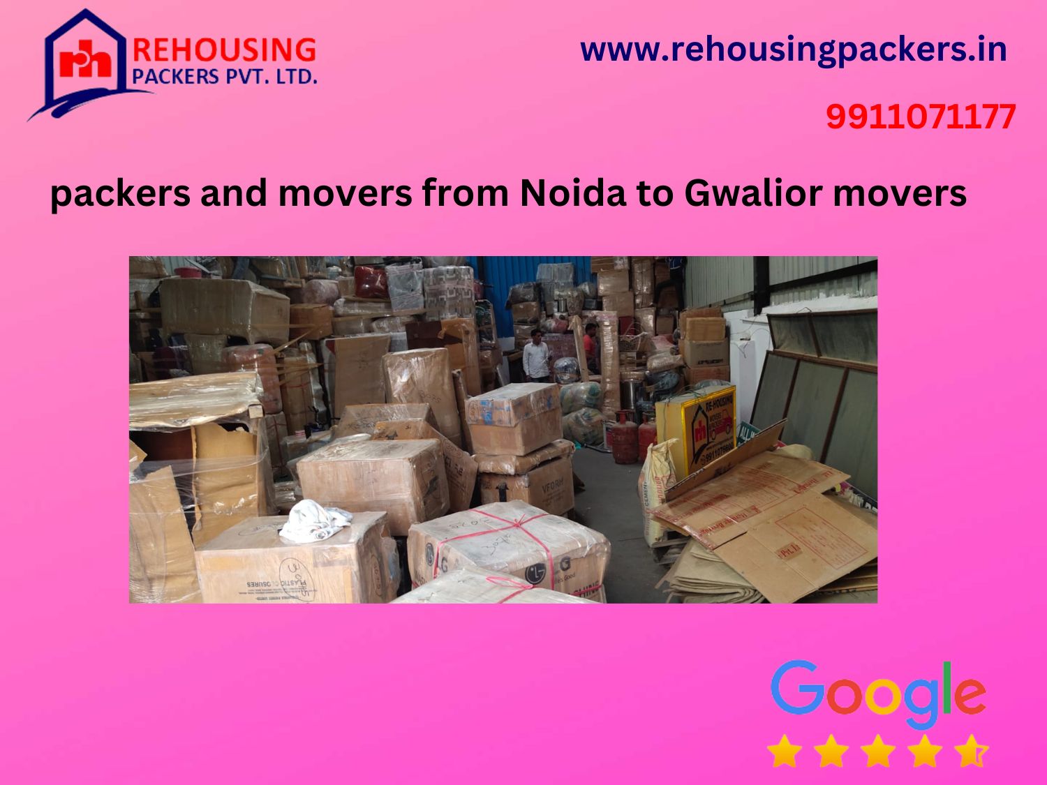Packers and Movers from Noida to Gwalior