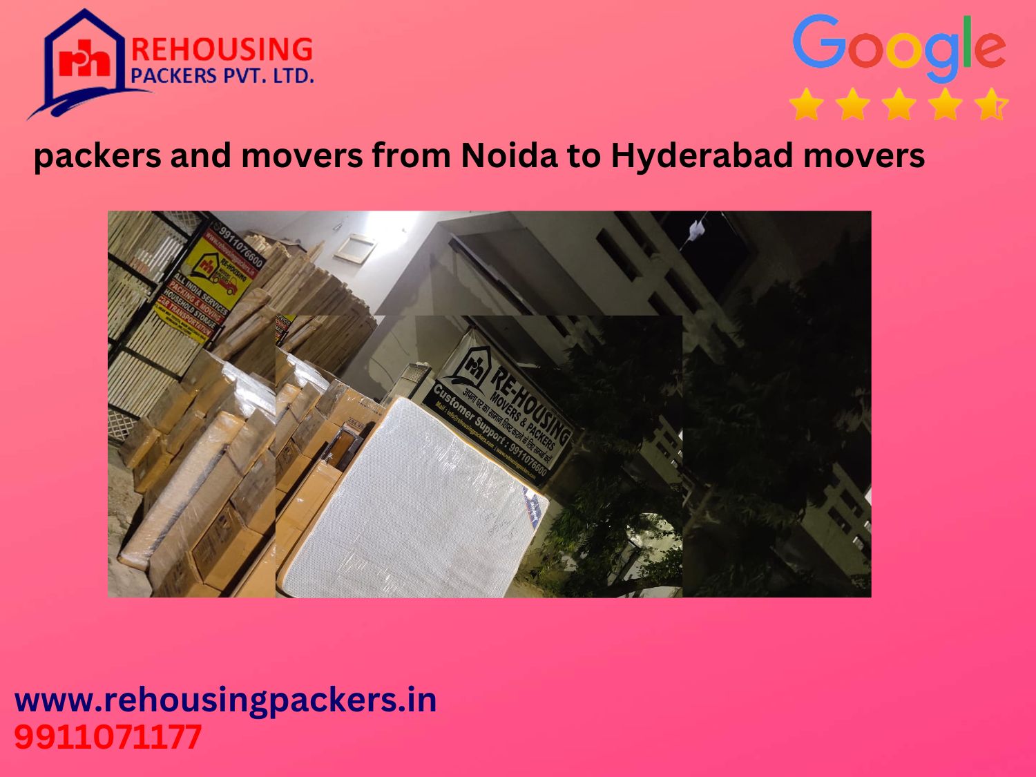 Packers and Movers from Noida to Hyderabad