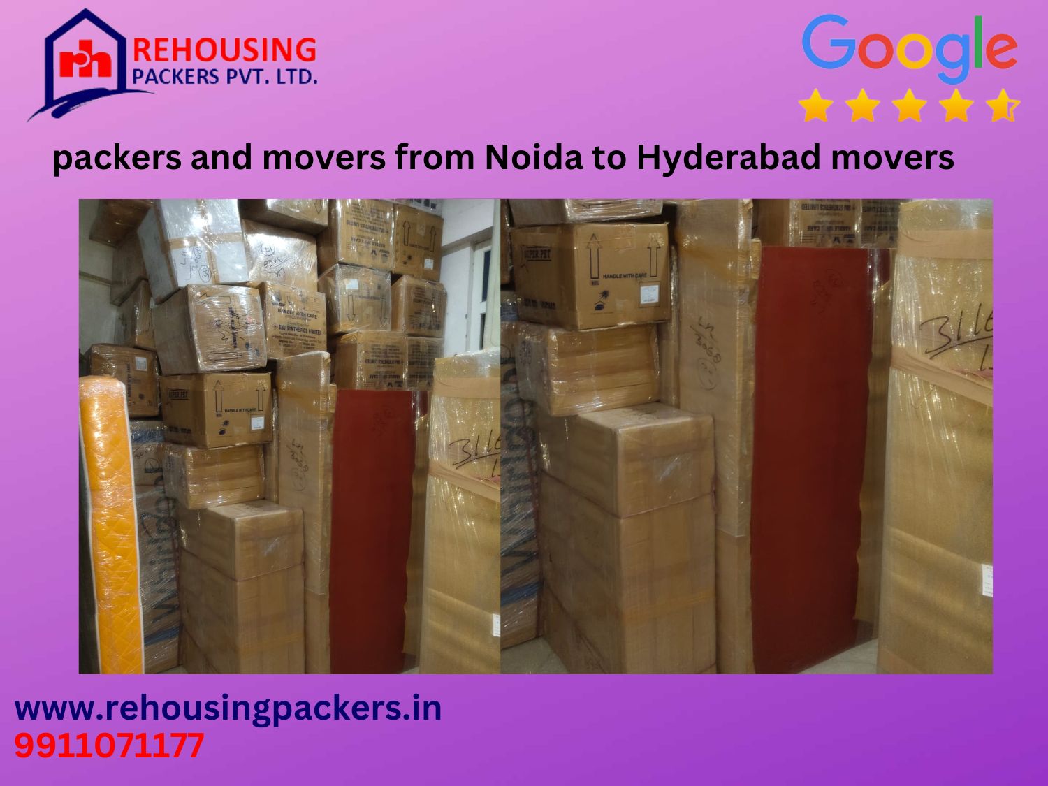 our courier services from Noida to Hyderabad