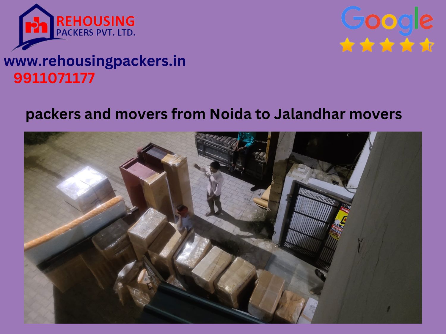 Packers and Movers from Noida to Jalandhar
