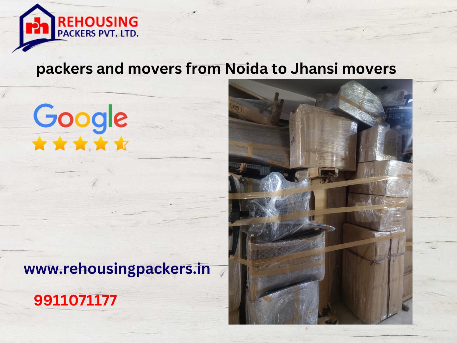 Packers and Movers from Noida to Jhansi