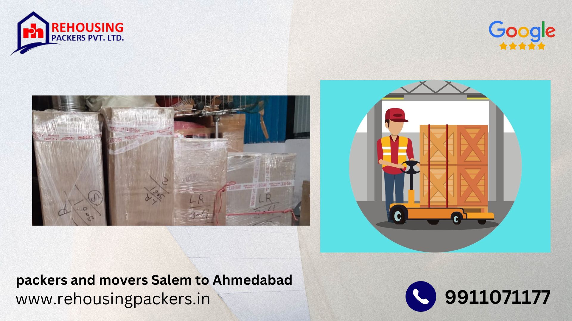Packers and Movers from Salem to Ahmedabad