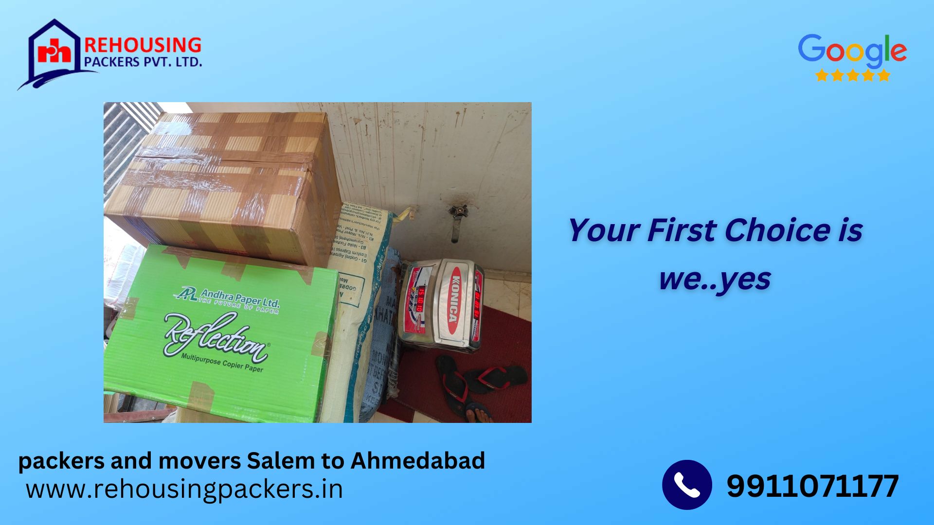 truck transport service from Salem to Ahmedabad