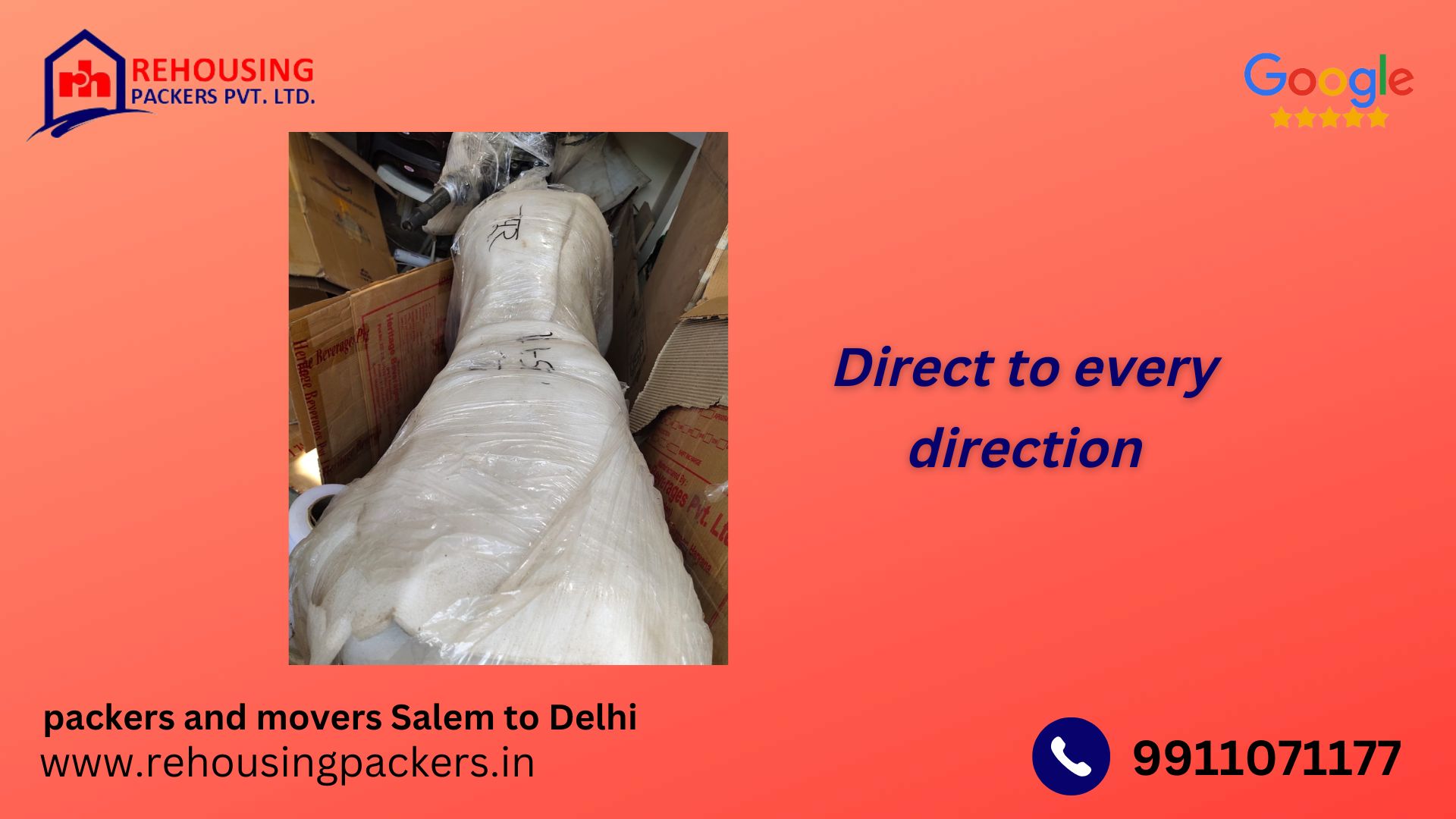 truck transport service from Salem to Delhi