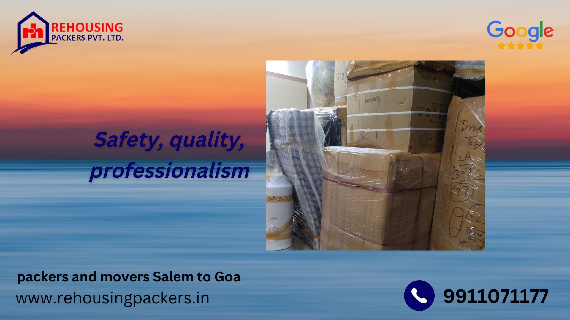 Packers and Movers from Salem to Goa