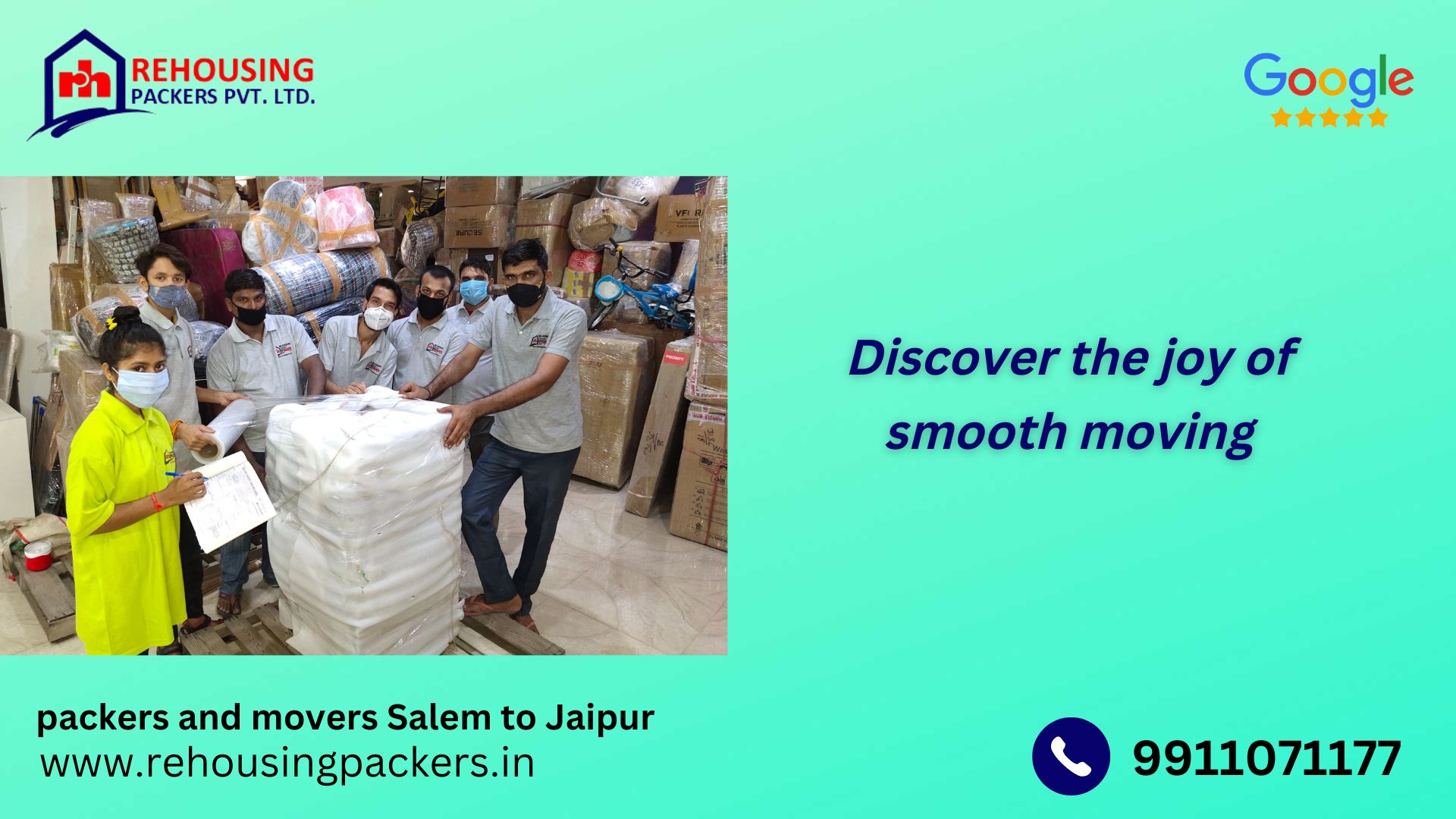 Packers and Movers from Salem to Jaipur