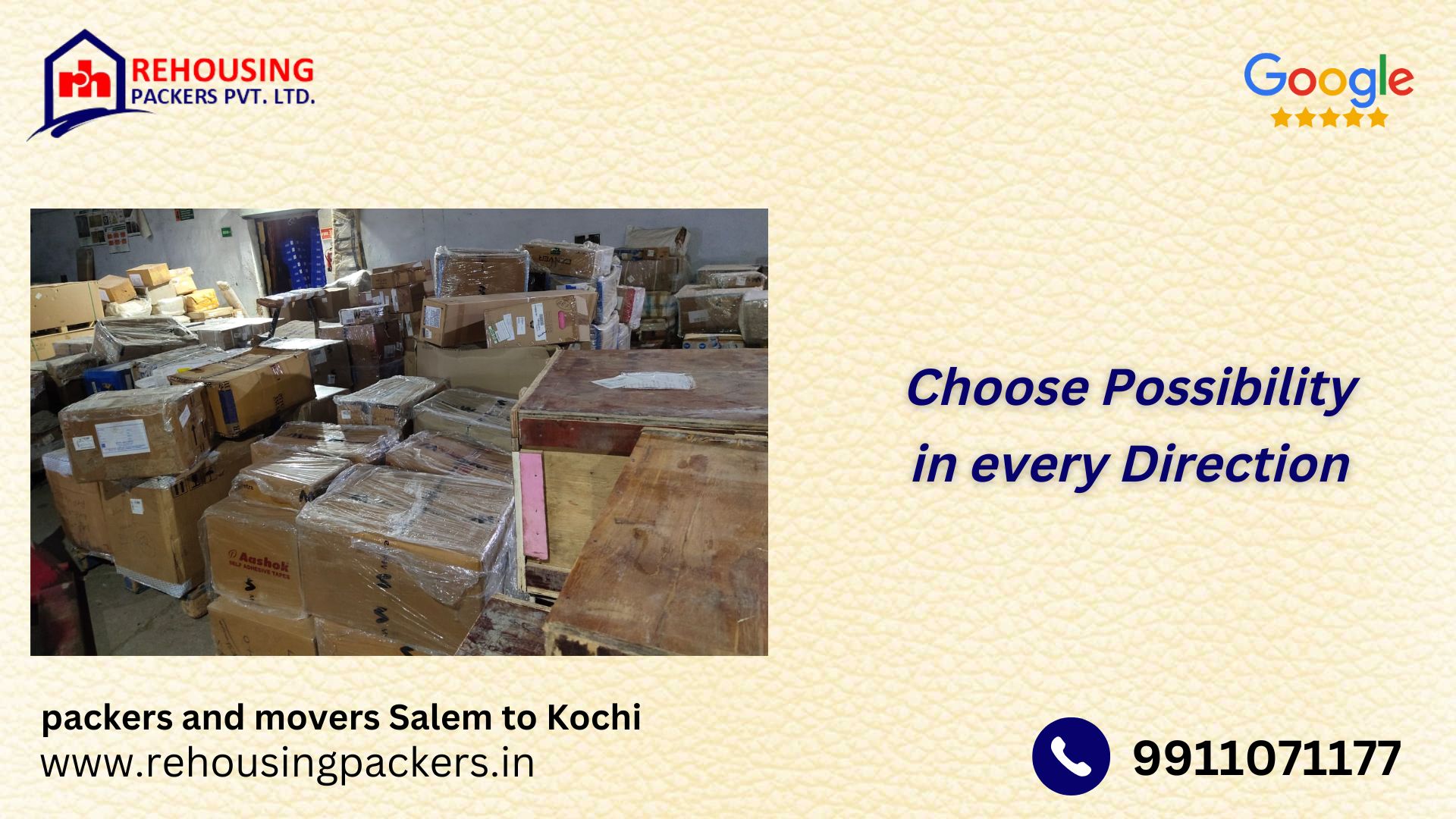 Packers and Movers from Salem to Kochi