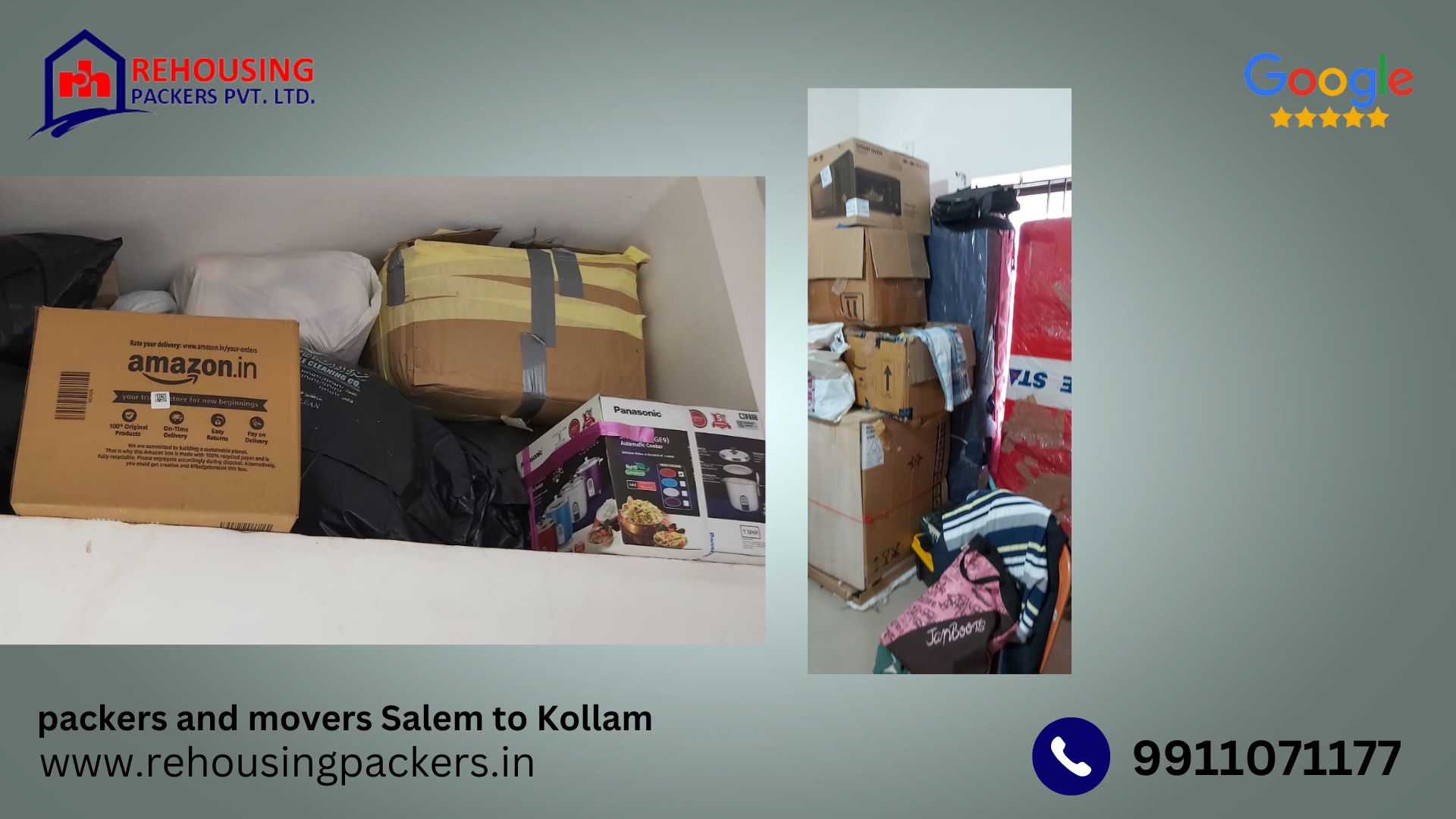 our courier services from Salem to Kollam
