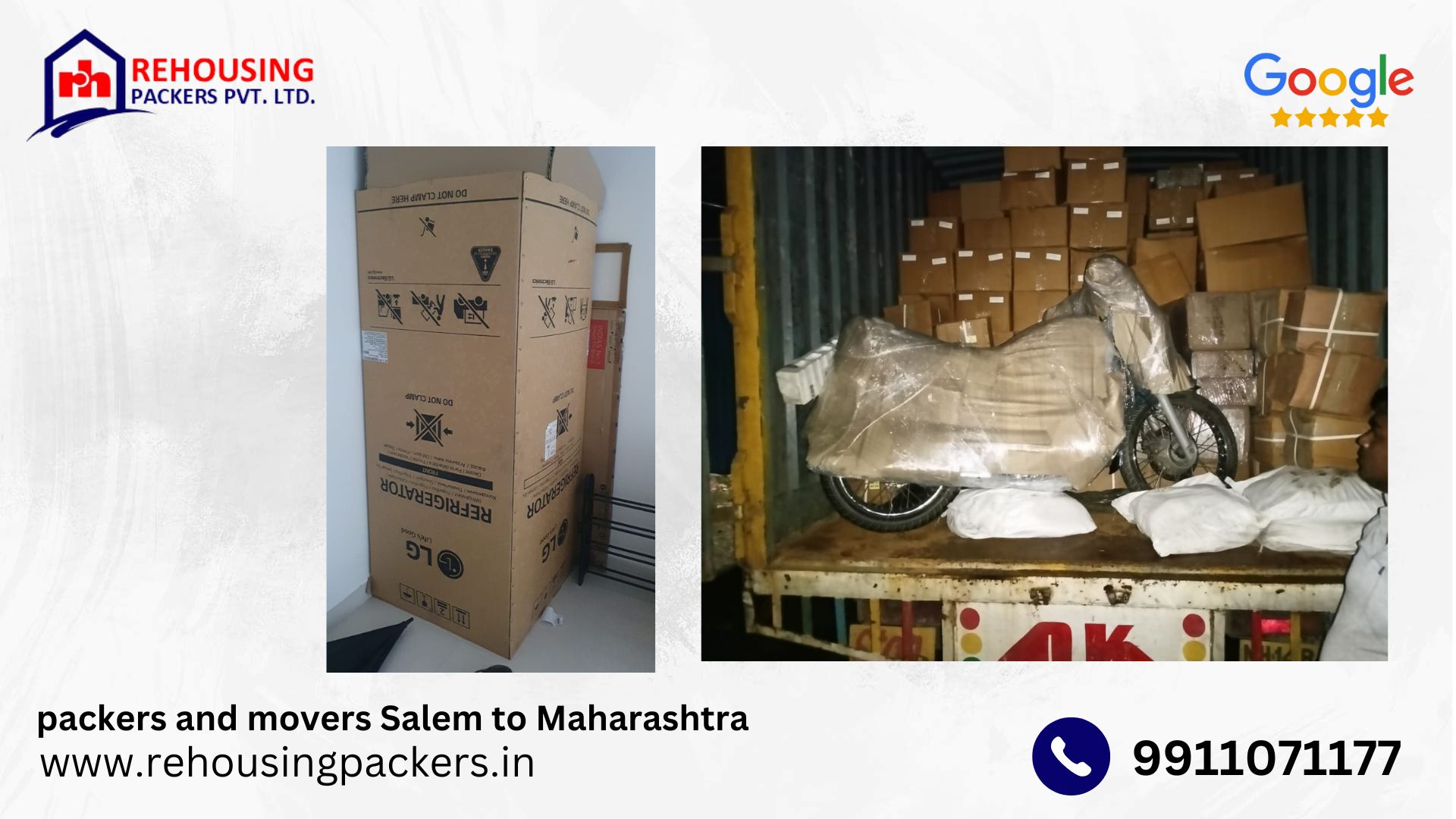 our courier services from Salem to Maharashtra