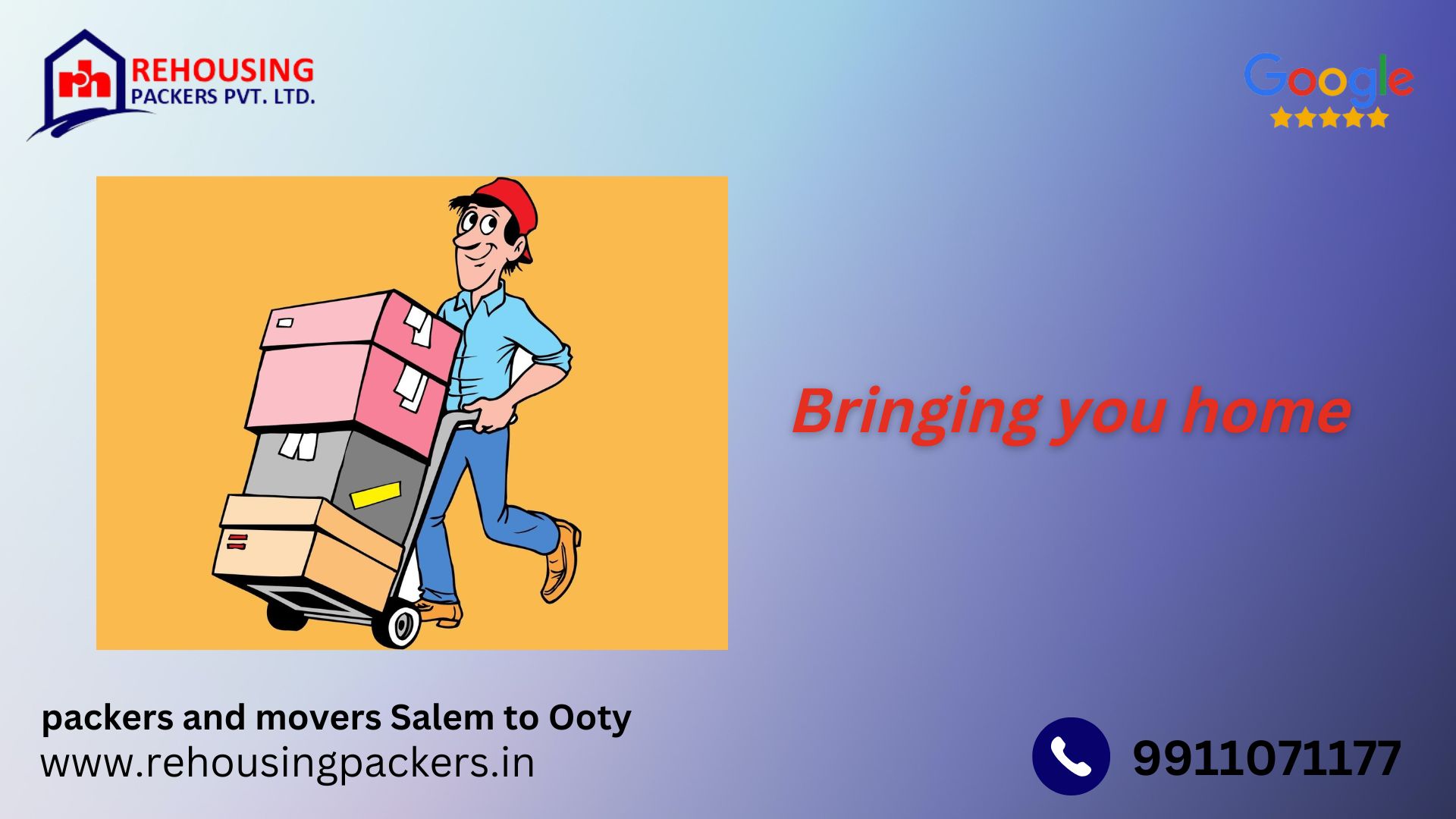 Packers and Movers from Salem to Ooty