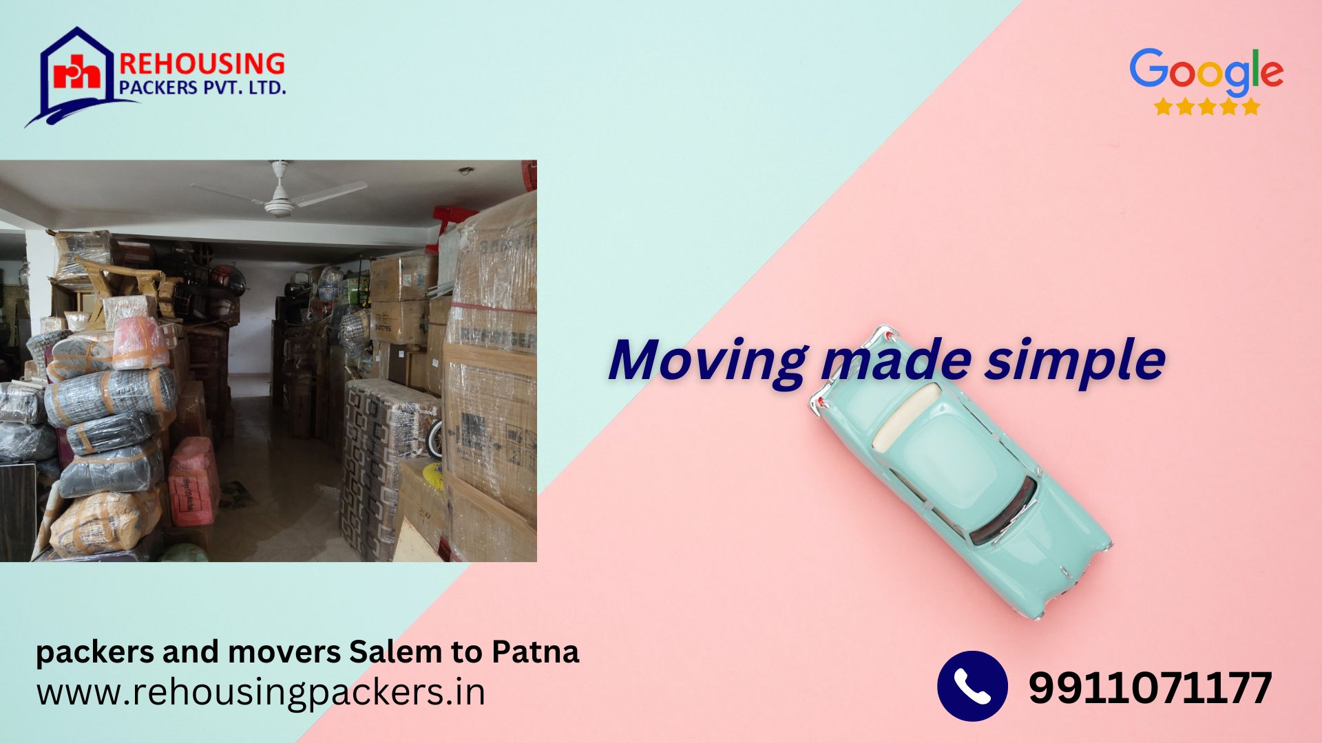 Packers and Movers from Salem to Patna
