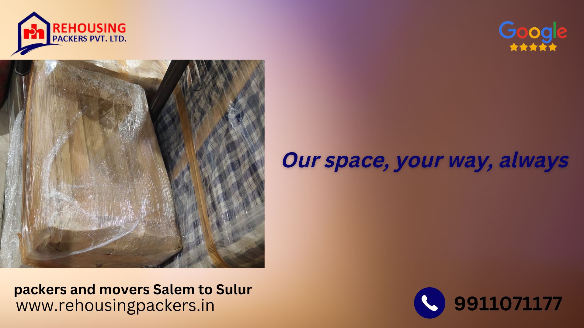 Packers and Movers from Salem to Sulur