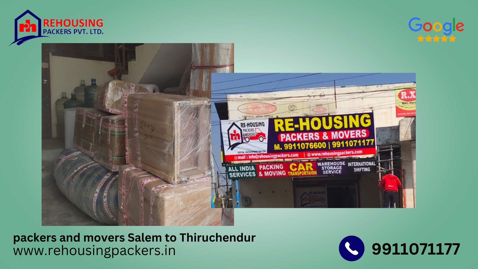 truck transport service from Salem to Thiruchendur