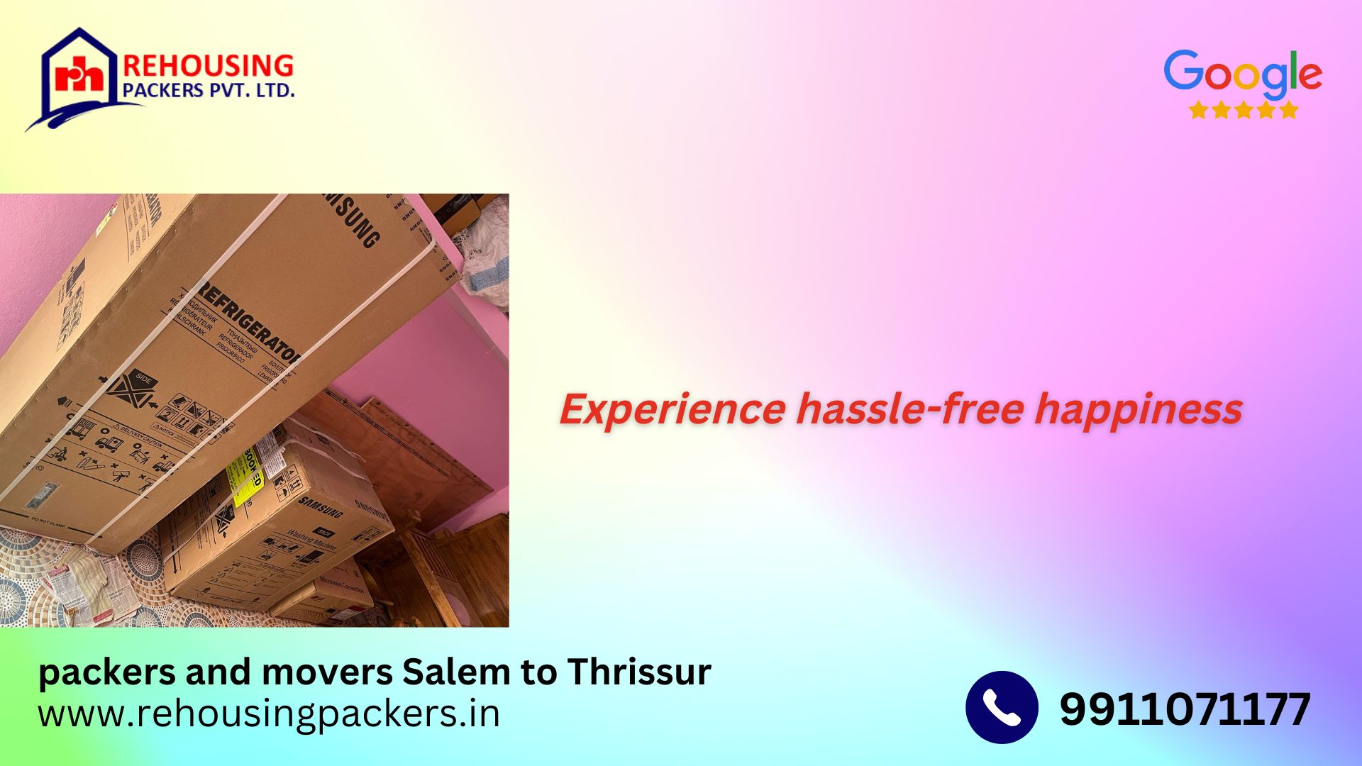 Packers and Movers from Salem to Thrissur