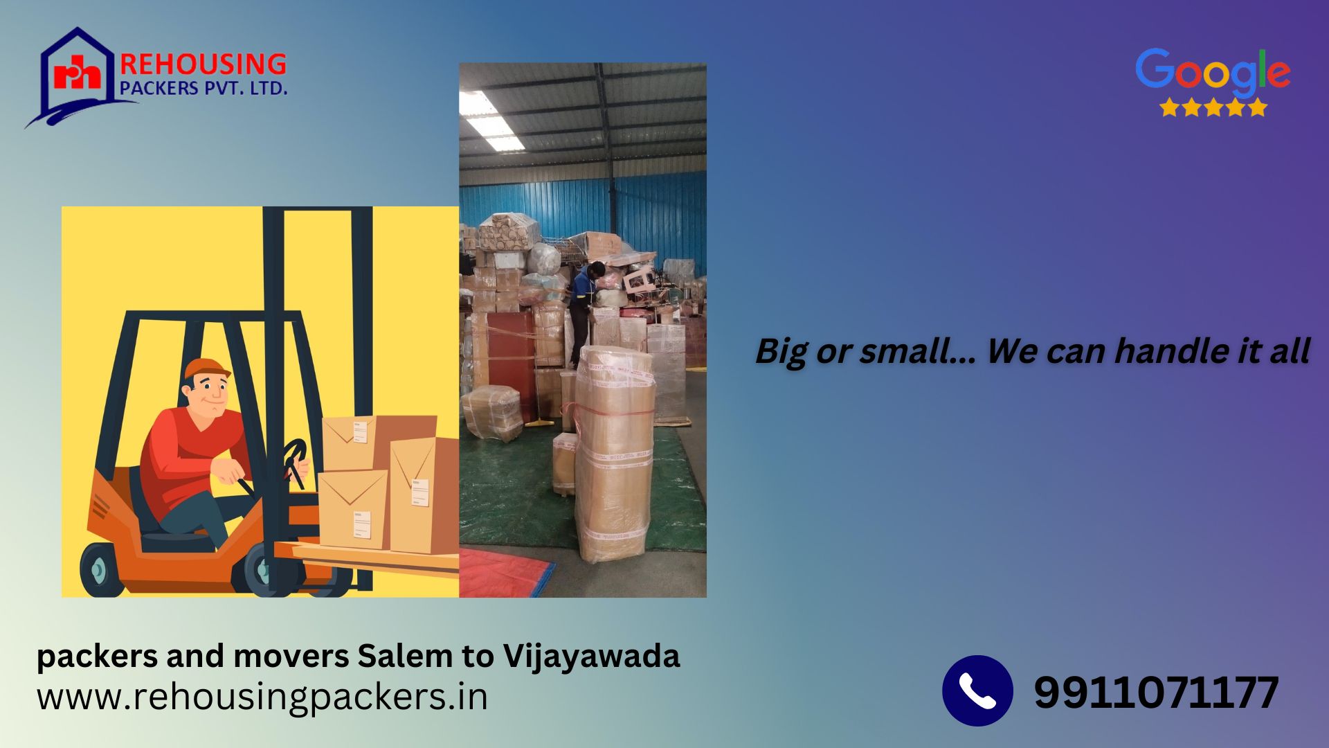 Packers and Movers from Salem to Vijayawada