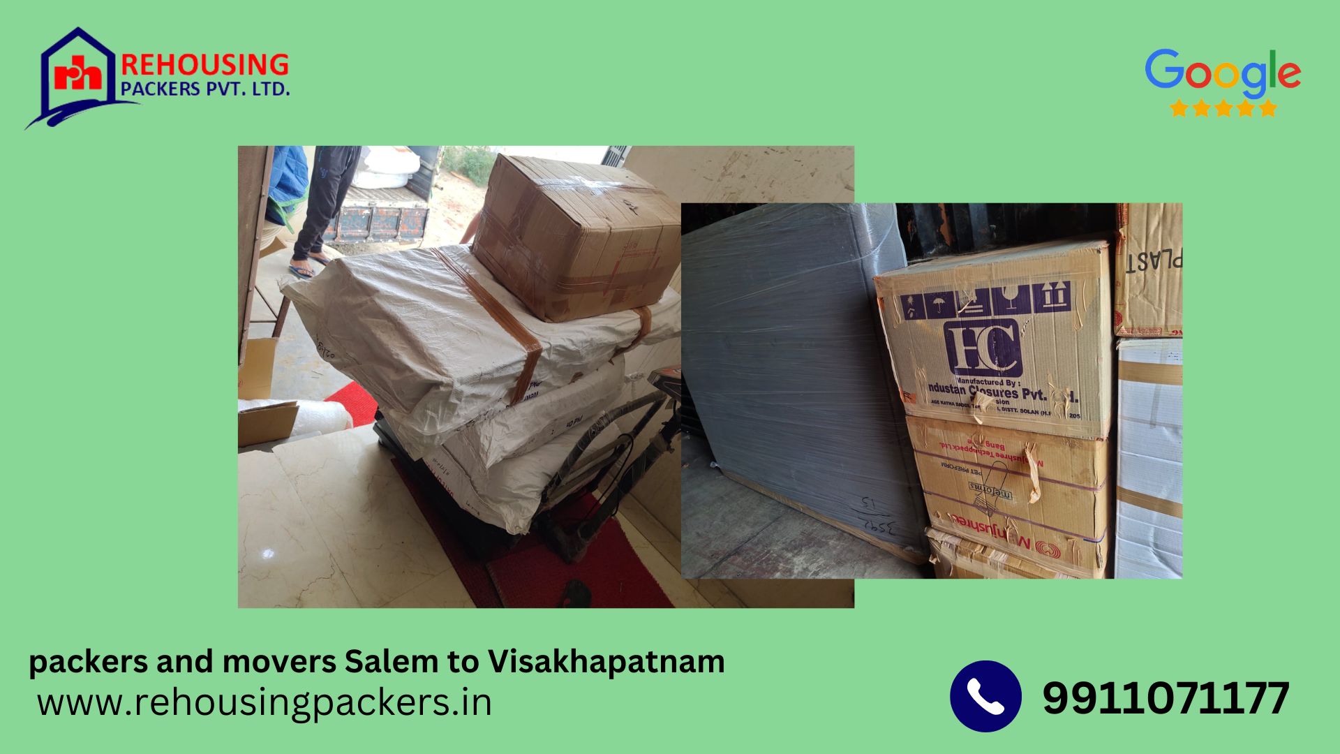 our courier services from Salem to Visakhapatnam