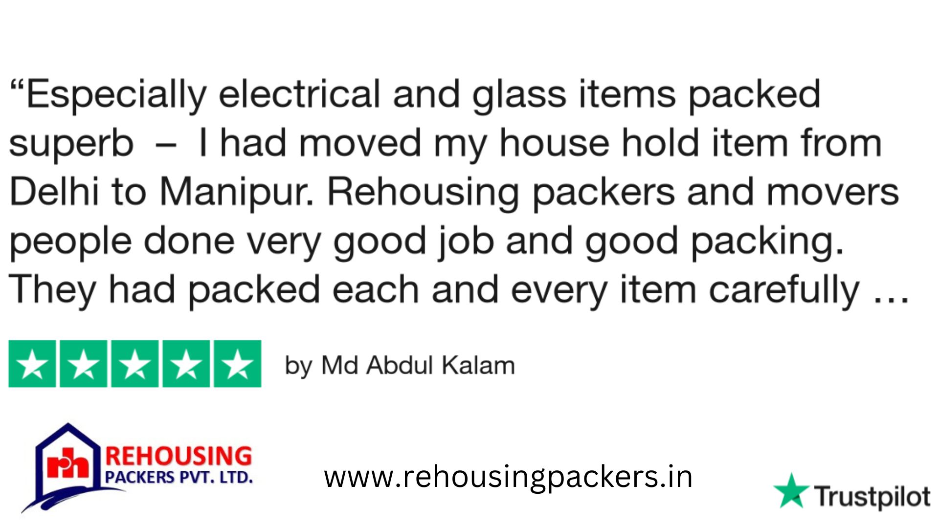 Rehousing packers and movers reviews trustpilot 2