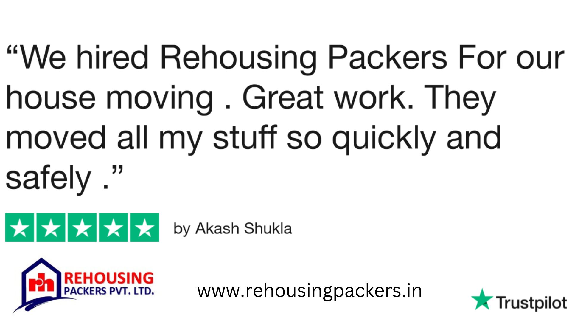 Rehousing packers and movers reviews trustpilot 5